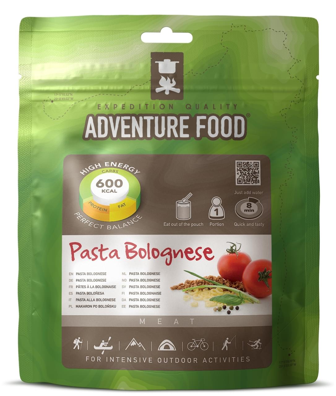 Adventure Food Een portie Pasta Bolognese