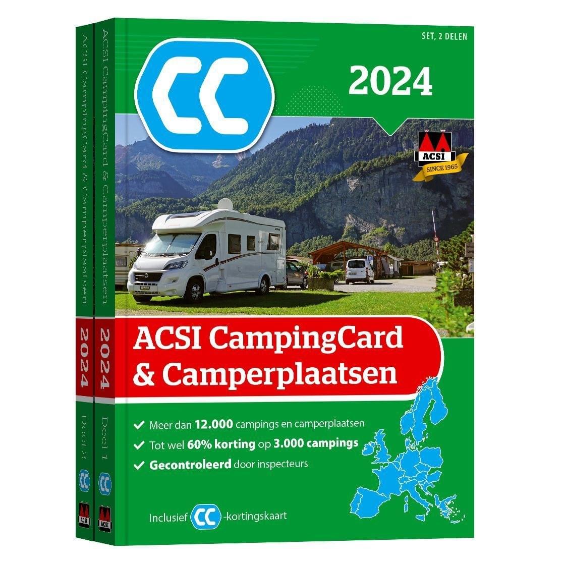ACSI Camping Card + Camperplaatsen 2024