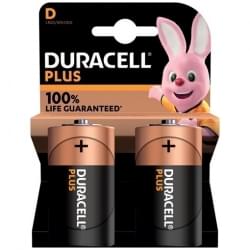 Duracell Plus Alkaline D Batterijen