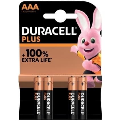 Duracell Plus Alkaline AAA Batterijen