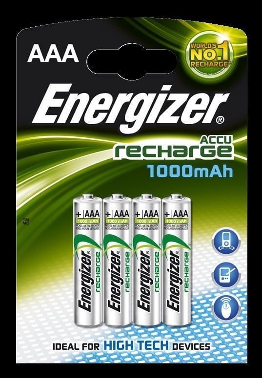 een miljoen troon Republiek Energizer Oplaadbare batterijen AAA 4 stks