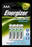 Energizer Oplaadbare batterijen AAA 4 stks