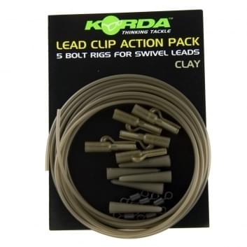 Korda Lead Clip Action Pack clay