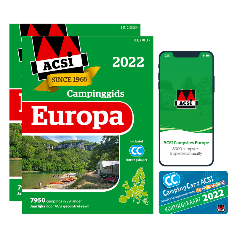 ACSI Europa Campinggids + App 2022