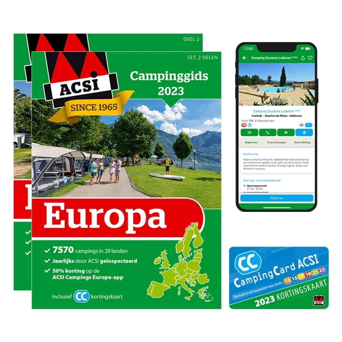ACSI Europa Campinggids + App 2023