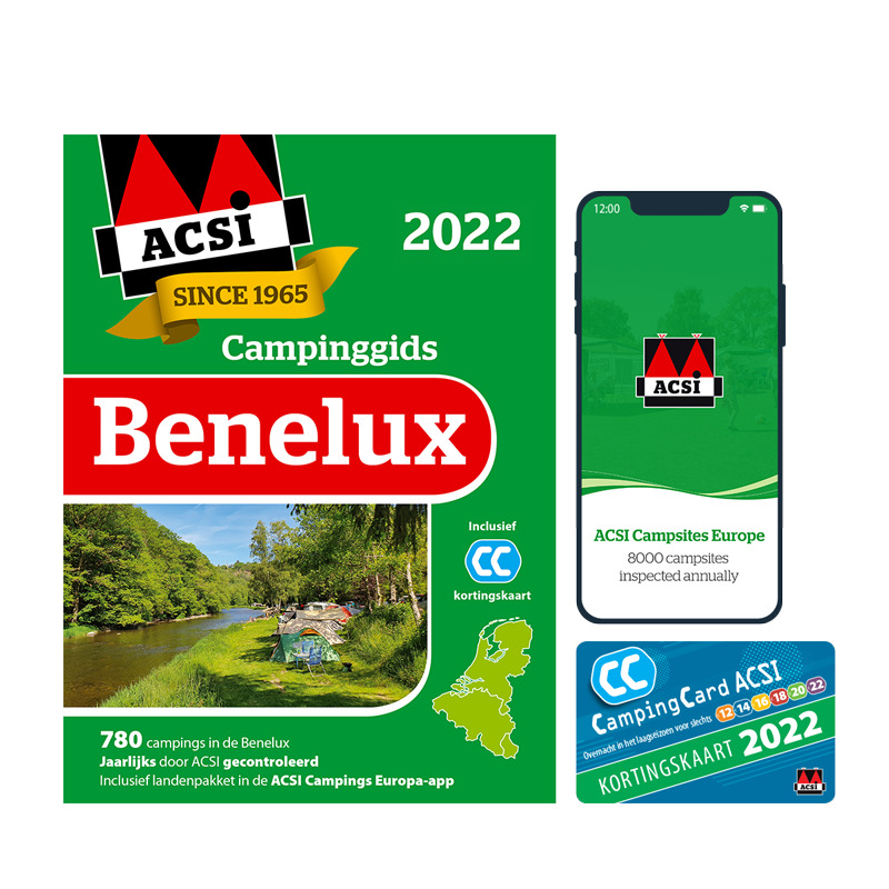 ACSI Benelux Campinggids + App 2022