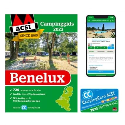 ACSI Benelux  Campinggids + App 2023