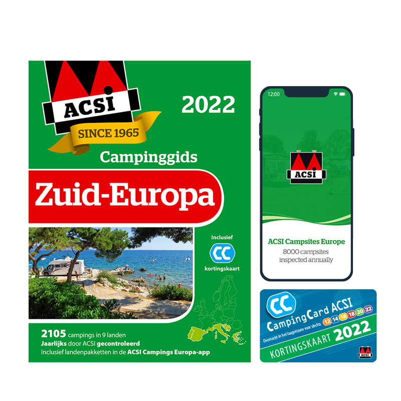ACSI Campinggids Zuid-Europa + App 2022