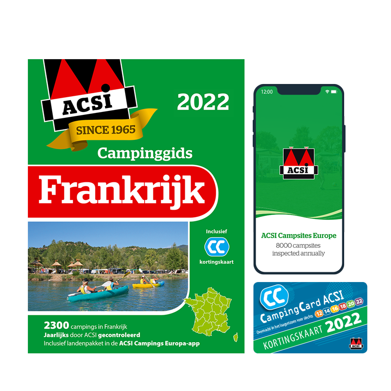 ACSI Campinggids Frankrijk + App 2022