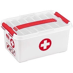 Sunware Q-line First Aid Box 6 ltr met vakverdeling