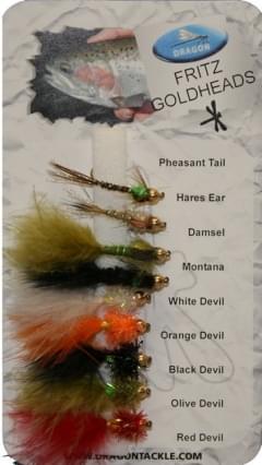 Dragon Std Fly Selection - Fritz Goldheads