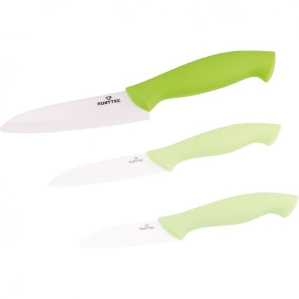 Rubytec Ceramic Utility Knife Green L