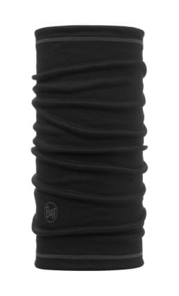Buff Lightweight Merino Wool - Solid Black