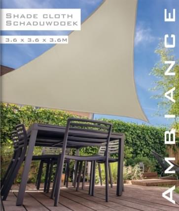 Koopman Schaduwdoek Driehoek 3,6m