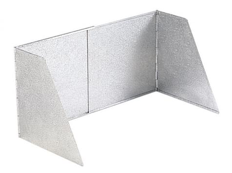 Crespo Aluminium windscherm 32 cm