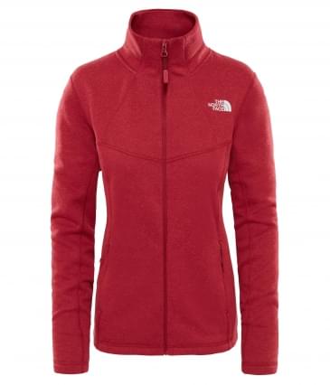 The North Face W Inlux Wool Fz Jkt Rumba Red mt. S