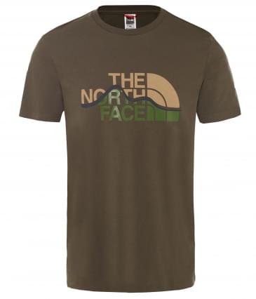 The North Face M S-S Mount Line Tee  New Taupe Gree mt. S