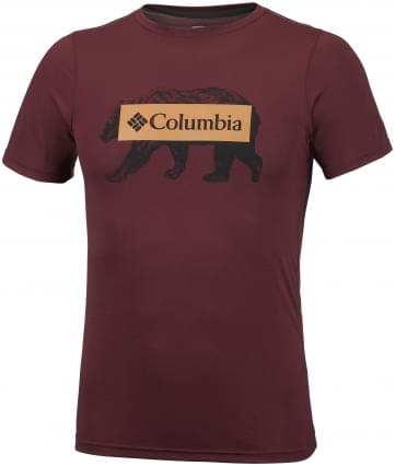 Columbia Box Logo Bear T-shirt Heren