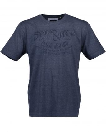 Blue Seven Beach T-Shirt Heren