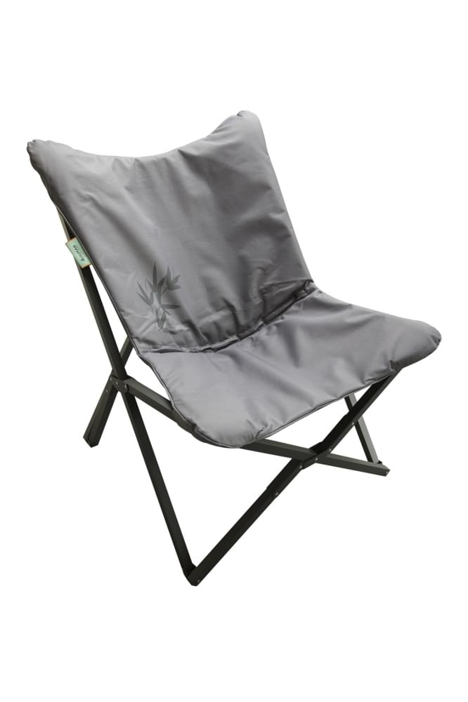 Kerel Overweldigen Bekwaam Human Comfort Butterfly Chair Borgo Campingstoel - Grijs