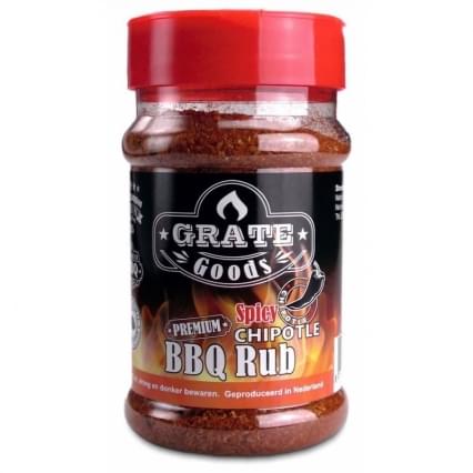 Grate Goods Spicy Chipotle BBQ Rub strooibus 180 gram