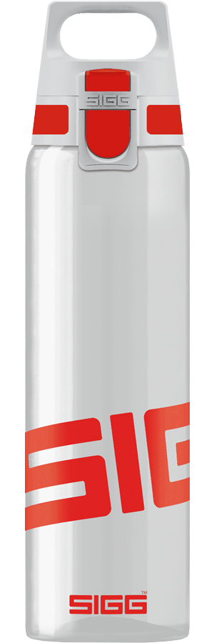 Sigg Total Clear One 0.75L Drinkfles Rood