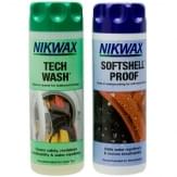 Nikwax Twin Pack Tech Wash / Softshell Proof 300ml