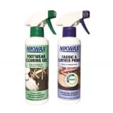 Nikwax Twin Pack Footwear Cleaning / Fabric & Leather Spray