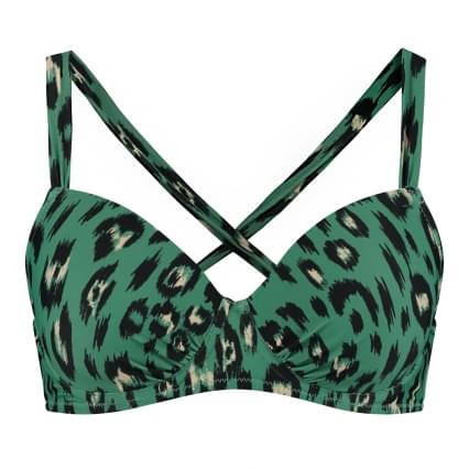 SHIWI Luxe Leopard Nora Padded Wire Top Dames