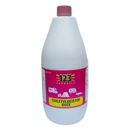 123 Spoelvloeistof Roze 2 Liter