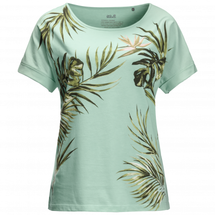 Jack Wolfskin Tropical Leaf T-Shirt Dames