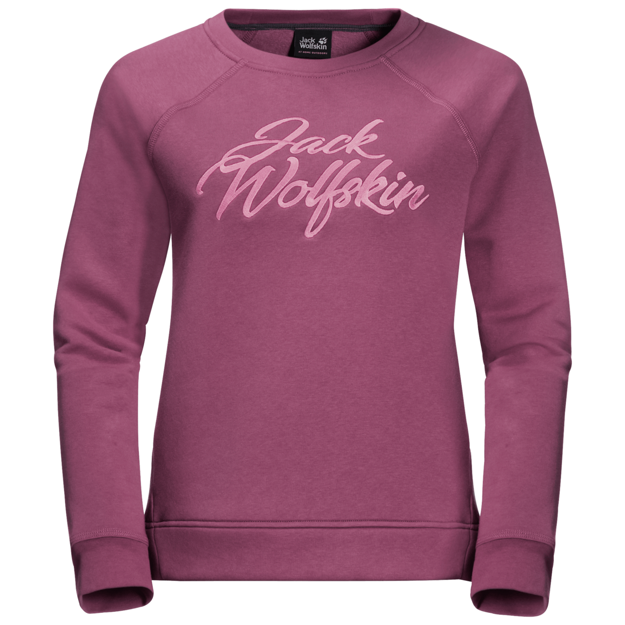 Jack Wolfskin Winter Logo Sweater Dames Roze