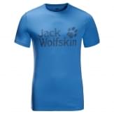 Jack Wolfskin Brand Logo T-shirt Heren Blauw
