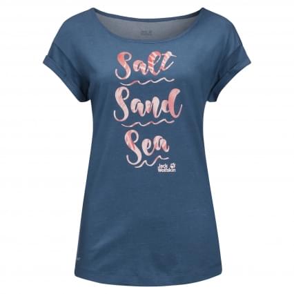 Jack Wolfskin Salt Sand Sea T-shirt Dames