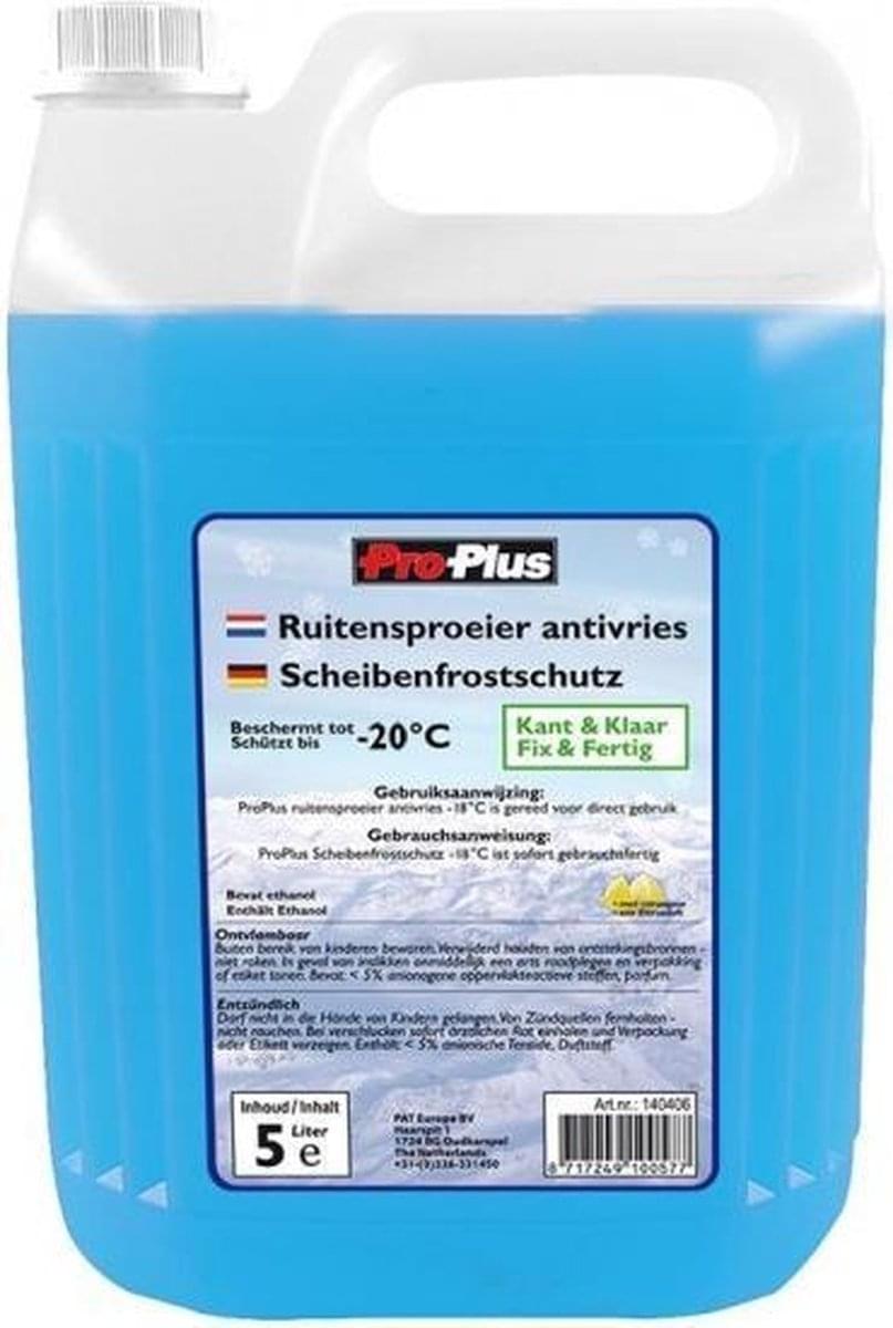 ProPlus Ruitensproeiervloeistof Antivries Kant & Klaar -20°C