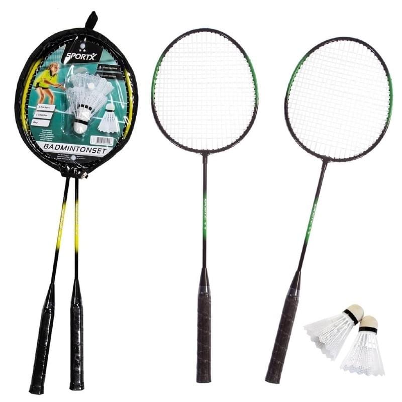 Sportx Badmintonset inclusief 2 Shuttles