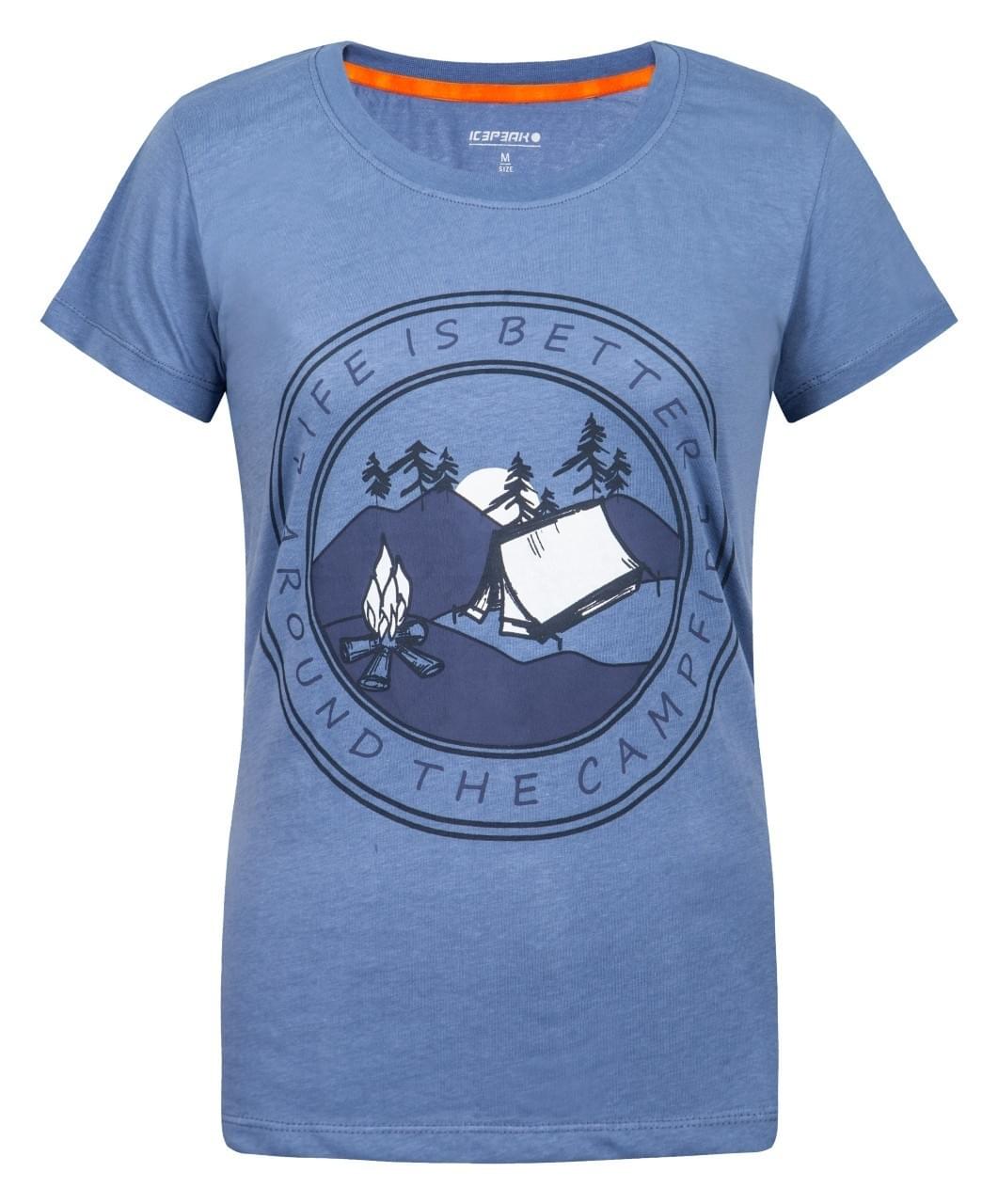 Icepeak Meredith T-shirt Dames Blauw