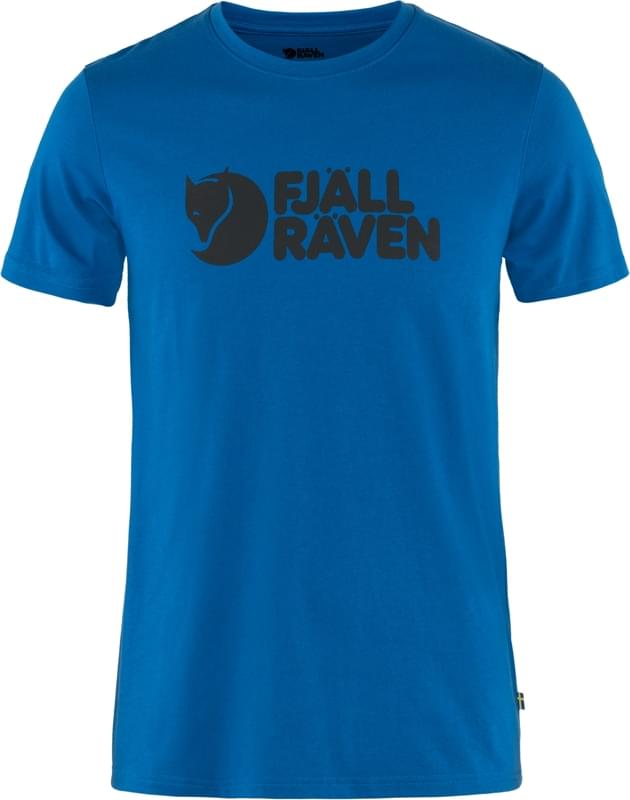 Fjallraven Logo T-shirt Heren Blauw