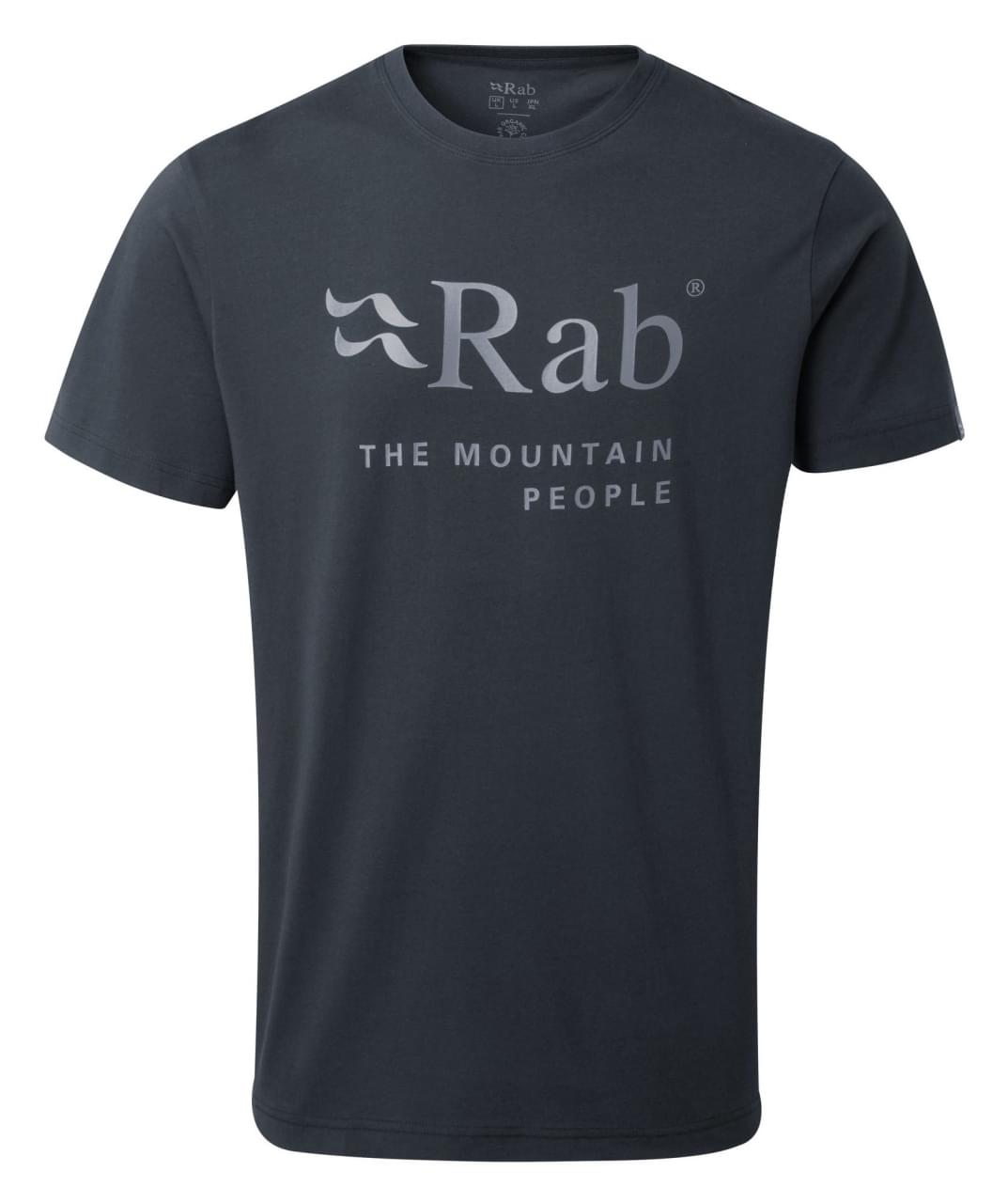 RAB Stance Mountain T-shirt Heren Donkergrijs