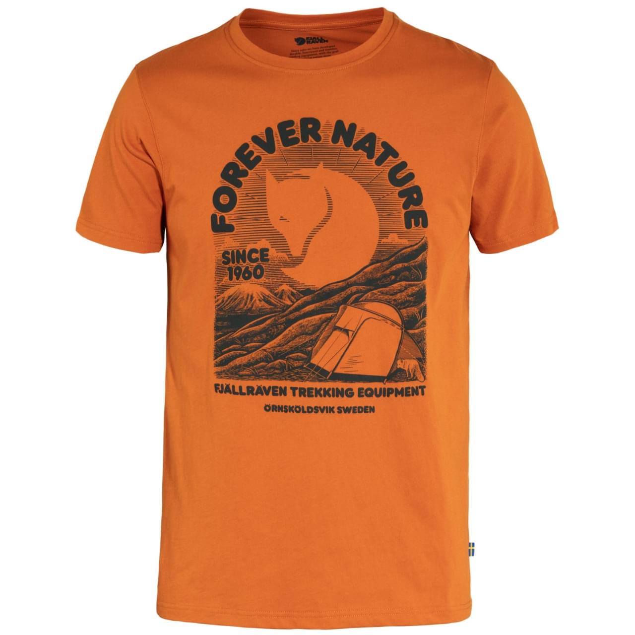 Fjallraven Equipment T-shirt Heren Oranje