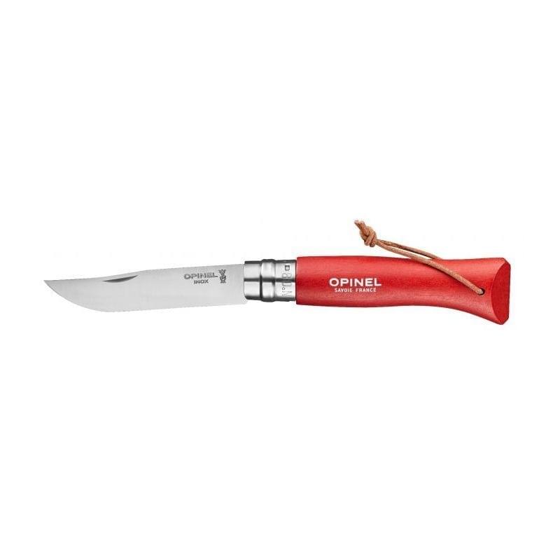 Opinel N°08 Colorama Zakmes Rood