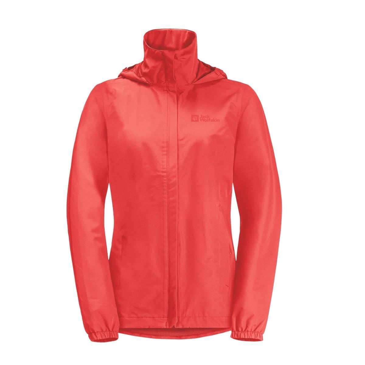 Jack Wolfskin Stormy Point Jas Dames Rood