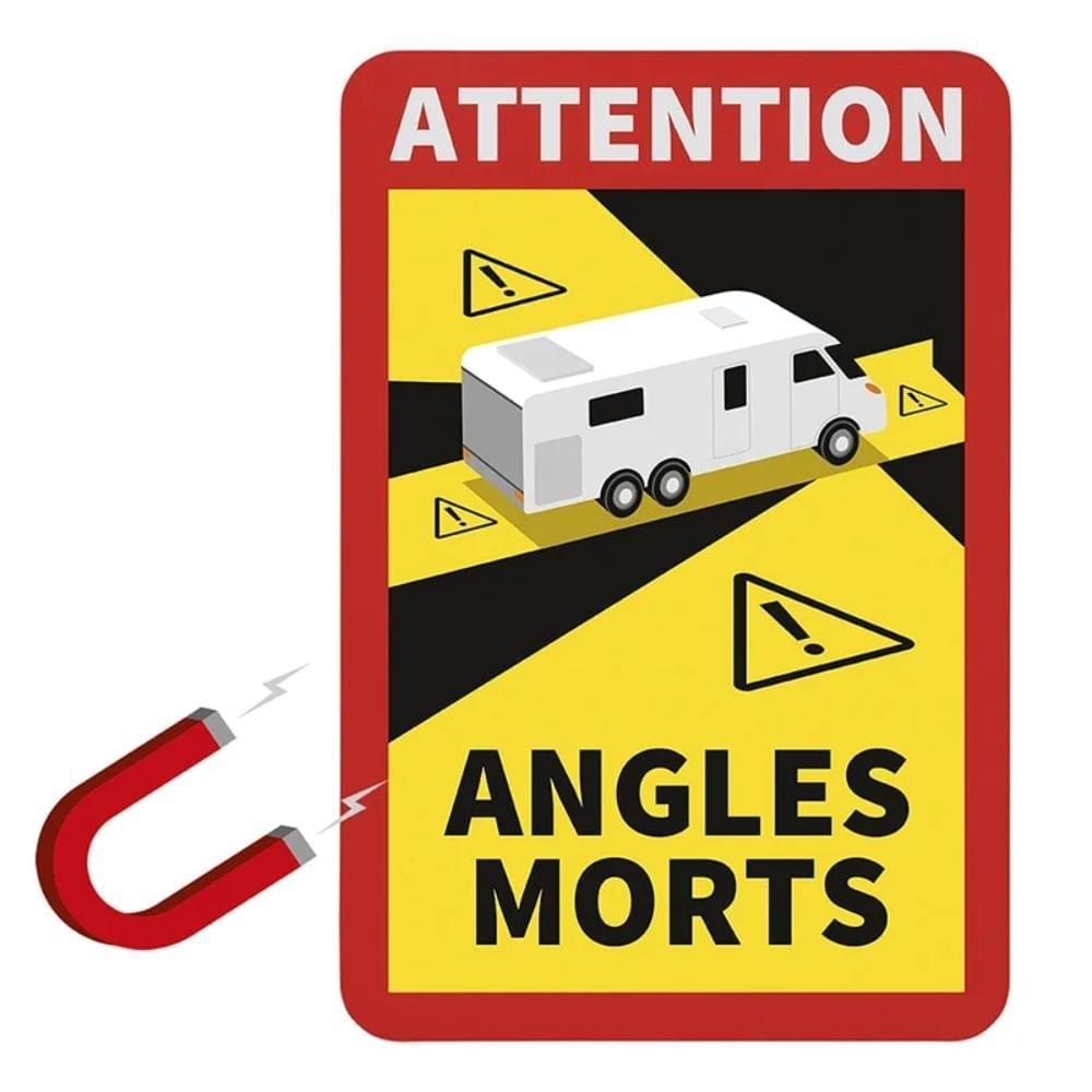 ProPlus Magneetsticker Attention Angles Morts camper