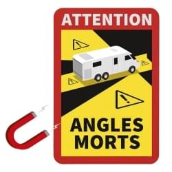 ProPlus Magneetsticker Attention Angles Morts camper