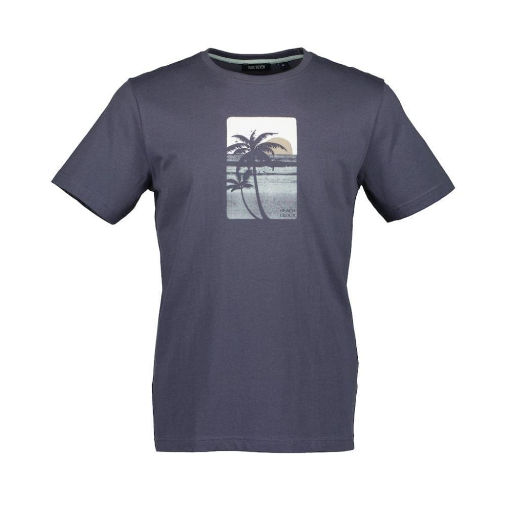 Blue Seven Beach T-shirt Heren Donkergrijs