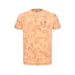 Gabbiano Pattern T-shirt Heren
