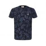 Gabbiano Pattern T-shirt Blauw
