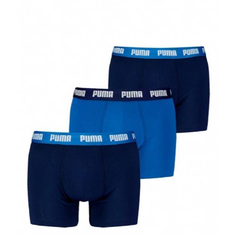 Puma Everyday Basic Boxershort Heren Set van 3 Donkerblauw