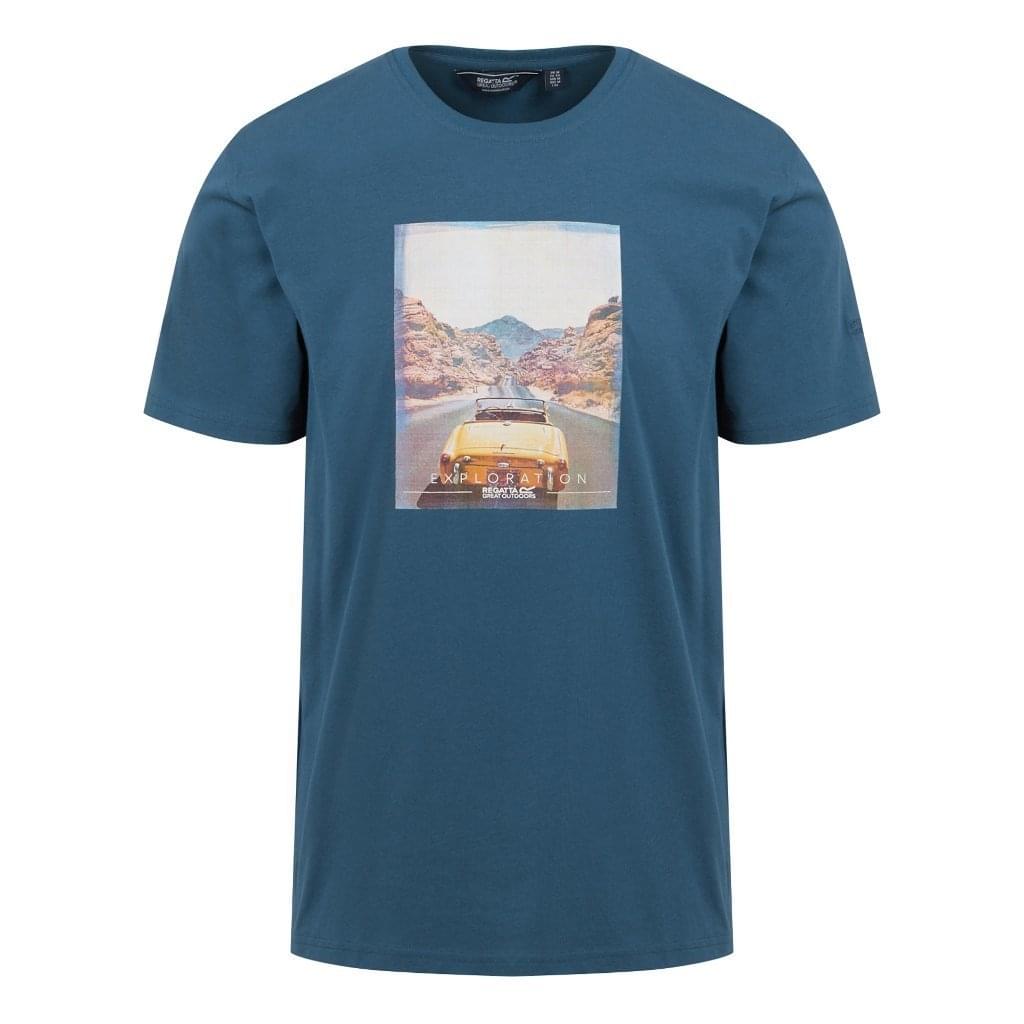 Regatta Cline VIII T-shirt Heren Blauw
