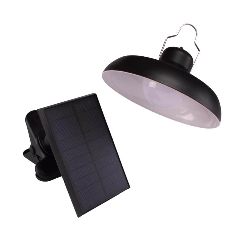 Vechline Glimmer Hanglamp Solar Zwart